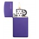 美版 Zippo Lighter Slim® 窄版 紫啞漆 Purple Matte with Zippo Logo 1637ZL