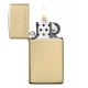 美版 Zippo Lighter Slim® 窄版 銅刻鏡子 Slim® Solid Brass 1654