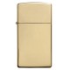 美版 Zippo Lighter Slim® 窄版 銅刻鏡子 Slim® High Polish Brass 1654B