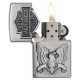 美版 Zippo Lighter 經典哈雷鷹章(銀) Harley-Davidson 200HD.H284