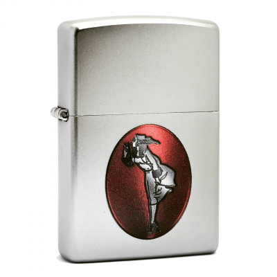 美版 Zippo Lighter Classic Windy Girl 205-084080