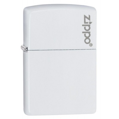 美版 Zippo Lighter 白色亮漆 White Matte with Zippo Logo 214ZL