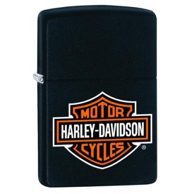 美版 Zippo Lighter 經典哈雷徽章(黑) Harley-Davidson 218HD.H252