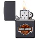 美版 Zippo Lighter 經典哈雷徽章(黑) Harley-Davidson 218HD.H252