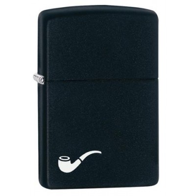 美版 Zippo Lighter 黑啞漆(菸斗專用) Pipe Black Matte 218PL