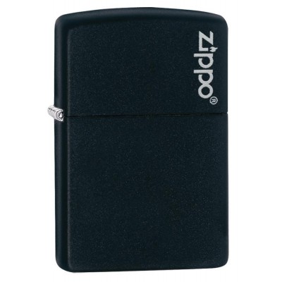美版 Zippo Lighter 黑啞漆 Black Matte with Zippo Logo 218ZL
