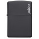 美版 Zippo Lighter 黑啞漆 Black Matte with Zippo Logo 218ZL