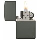 美版 Zippo Lighter 軍綠啞漆(素面) Green Matte 221