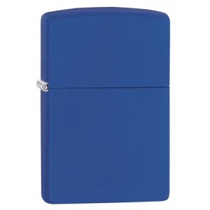 美版 Zippo Lighter 藍色啞漆(素面) Royal Blue Matte 229