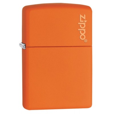 美版 Zippo Lighter 橙色啞漆 Orange Matte with Zippo Logo 231ZL