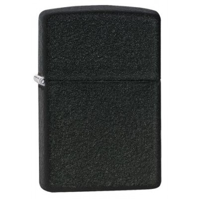 美版 Zippo Lighter 黑裂漆 Classic Black Crackle™ 236
