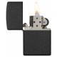 美版 Zippo Lighter 黑裂漆 Classic Black Crackle™ 236