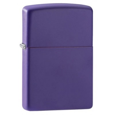 美版 Zippo Lighter 紫色啞漆(素面) Classic Purple Matte 237