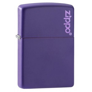 美版 Zippo Lighter 紫色啞漆 Classic Purple Matte with Zippo Logo 237ZL