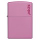 美版 Zippo Lighter 粉紅啞漆 Pink Matte with Zippo Logo 238ZL 美版 Zippo Lighter 粉紅啞漆 Pink Matte with Zippo Logo 238ZL