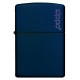美版 Zippo Lighter 深藍啞漆 Navy Matte with Zippo Logo 239ZL