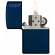 美版 Zippo Lighter 深藍啞漆 Navy Matte with Zippo Logo 239ZL