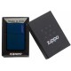 美版 Zippo Lighter 深藍啞漆 Navy Matte with Zippo Logo 239ZL