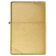 美版 Zippo Lighter 古典銅切角 Brushed Brass Vintage with Slashes 240