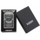 美版 Zippo Lighter 傑克丹尼聯名款-經典徽章(銀) Jack Daniel's 250JD.427
