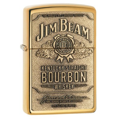 美版 Zippo Lighter 金賓威士忌系列-經典徽章(金) Jim Beam 254BJB.929 美版 Zippo Lighter 金賓威士忌系列-經典徽章(金) Jim Beam 254BJB.929