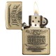 美版 Zippo Lighter 金賓威士忌系列-經典徽章(金) Jim Beam 254BJB.929