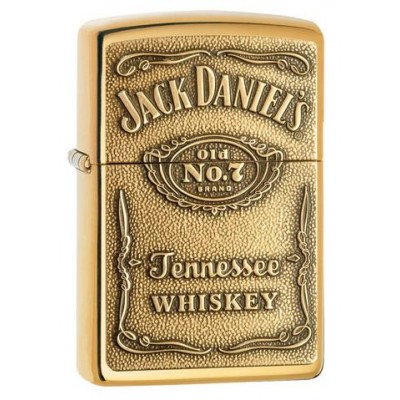 美版 Zippo Lighter 傑克丹尼聯名款-經典徽章(金) Jack Daniel's 254BJD.428 美版 Zippo Lighter 傑克丹尼聯名款-經典徽章(金) Jack Daniel's 254BJD.428