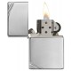 美版 Zippo Lighter 古典鏡面切角 High Polish Chrome Vintage with Slashes 260