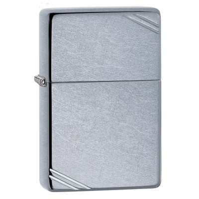 美版 Zippo Lighter 鑽石刀刻 Street Chrome™ Vintage with Slashes 267