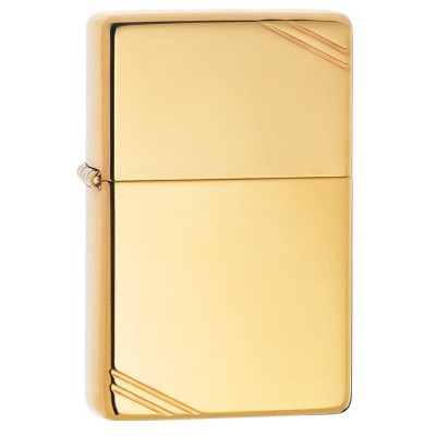 美版 Zippo Lighter 古典銅鏡面切角 High Polish Brass Vintage with Slashes 270 美版 Zippo Lighter 古典銅鏡面切角 High Polish Brass Vintage with Slashes 270